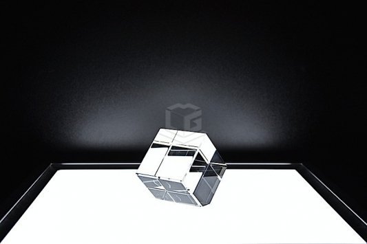 Kristallglas Würfel Spezial LC50 | 3D Glasinnengravur