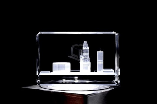 Gedächtniskirche Berlin | 3D Motiv Glasinnengravur