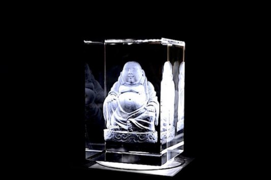 Buddha | 3D Motiv Glasinnengravur