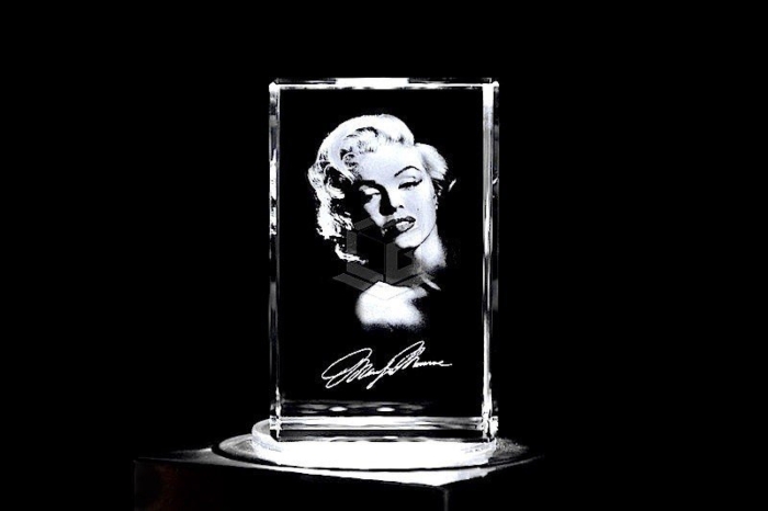 Marilyn Monroe | 3D Motiv | My Laser Glass
