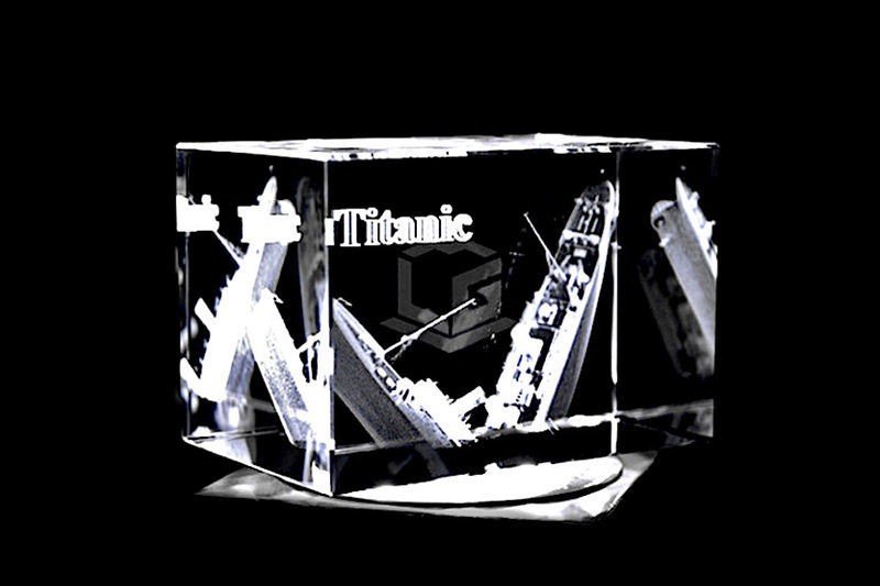 Titanic | 3D Motiv Glasinnengravur