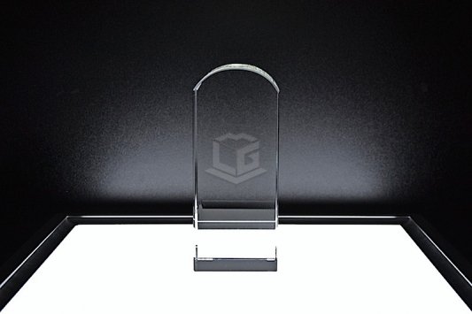 Kristallglas Pokal CM | 2D/3D Glasinnengravur