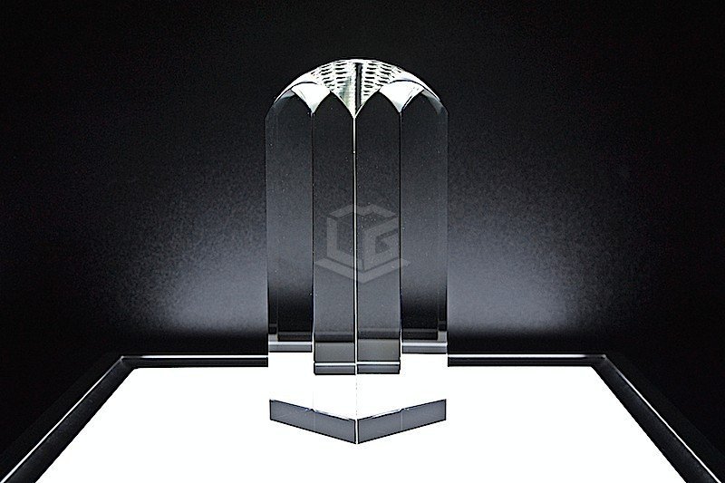 Kristallglas Pokal RD | 2D/3D Glasinnengravur