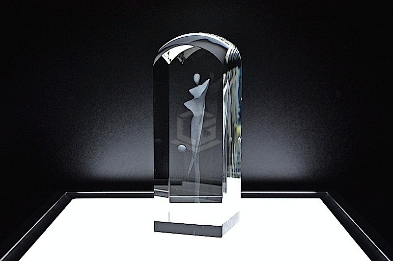 Kristallglas Pokal RD | 2D/3D Glasinnengravur