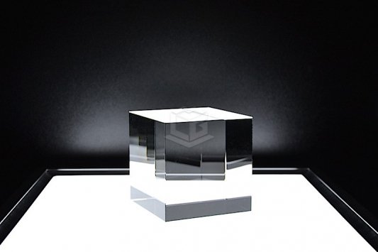 Kristallglas Würfel C80 | 3D Glasinnengravur