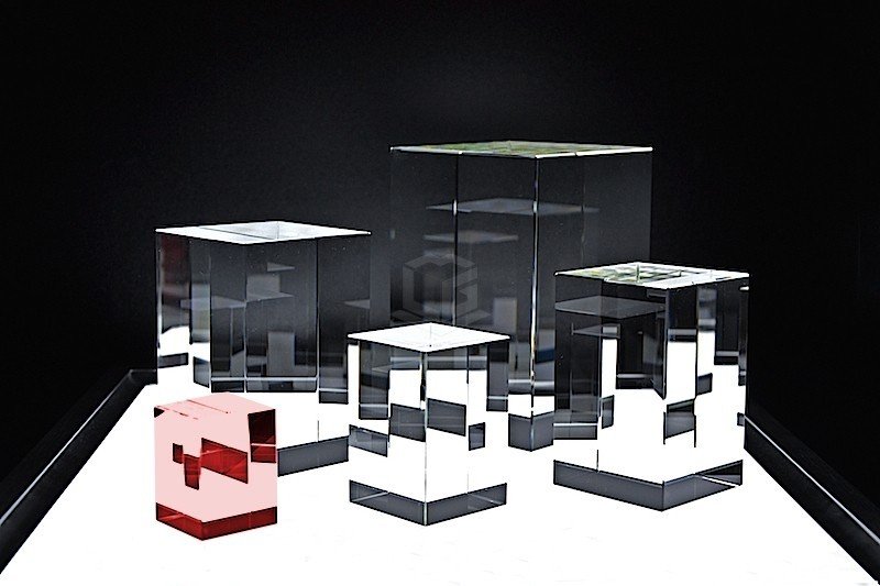 Kristallglas Quader STANDARD R40 | 3D Glasinnengravur