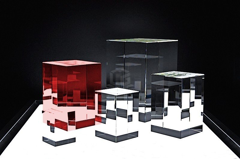 Kristallglas Quader STANDARD R90 | 3D Glasinnengravur