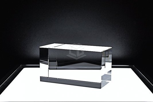 Kristallglas Quader SPEZIAL R150 | 3D Glasinnengravur