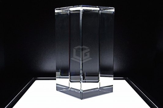Kristallglas Quader BIG R200 | 3D Glasinnengravur