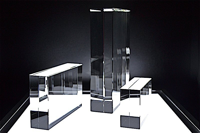 Kristall Flachglas selbststehend RT180 | 2D Glasinnengravur
