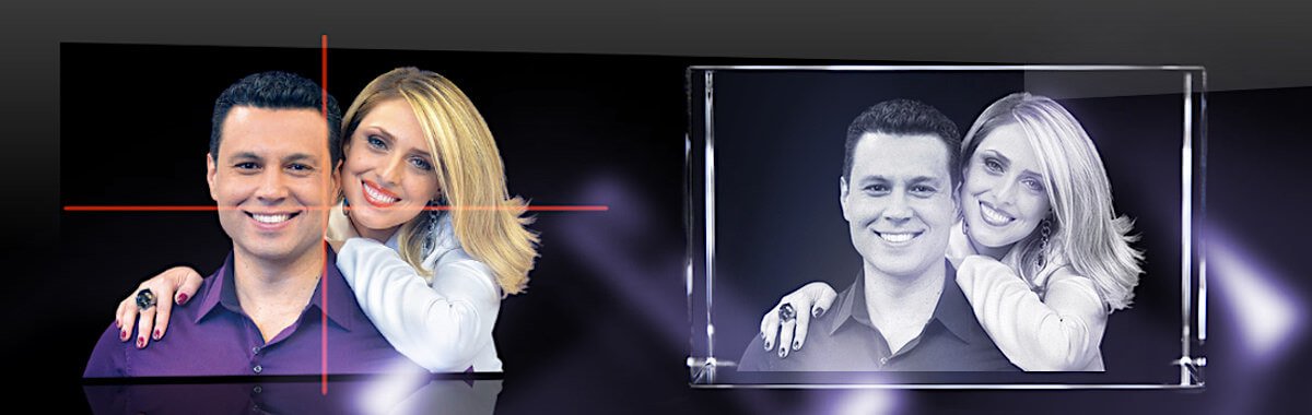 3D Portait Scan / 3D Modellierung - Individuelle Glasinnengravur | My Laser Glass